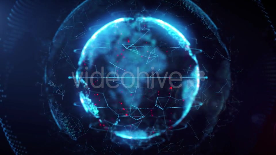 Holographic Earth Loop Rotation #1 Videohive 19423950 Motion Graphics Image 6