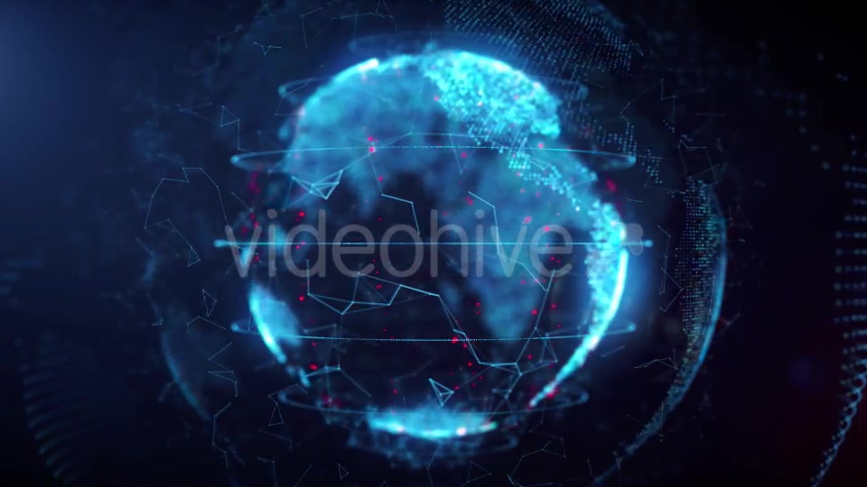 Holographic Earth Loop Rotation #1 Videohive 19423950 Motion Graphics Image 7
