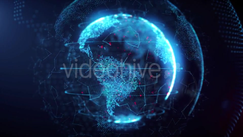 Holographic Earth Loop Rotation #1 Videohive 19423950 Motion Graphics Image 9