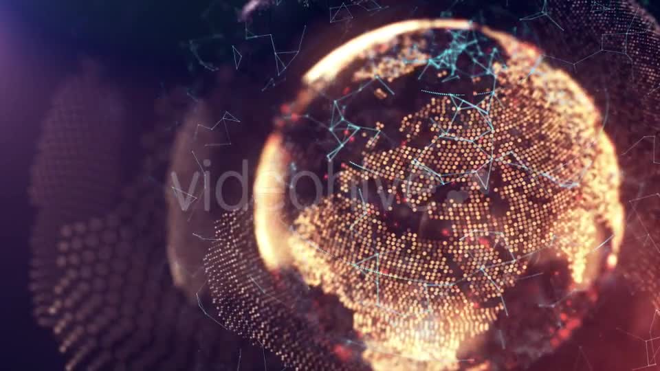 Holographic Earth Loop Rotation #3 Videohive 19423961 Motion Graphics Image 1