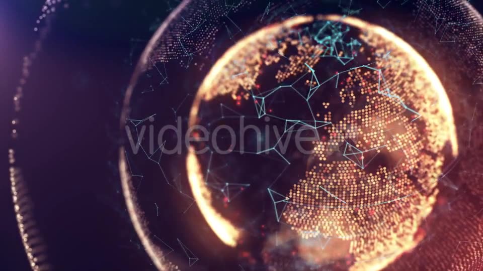 Holographic Earth Loop Rotation #3 Videohive 19423961 Motion Graphics Image 10