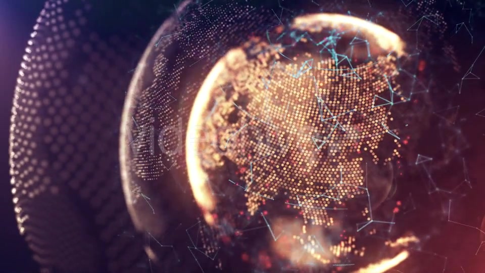 Holographic Earth Loop Rotation #3 Videohive 19423961 Motion Graphics Image 3
