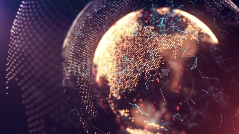 Holographic Earth Loop Rotation #3 Videohive 19423961 Motion Graphics Image 4