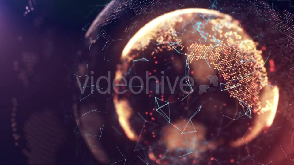 Holographic Earth Loop Rotation #3 Videohive 19423961 Motion Graphics Image 6