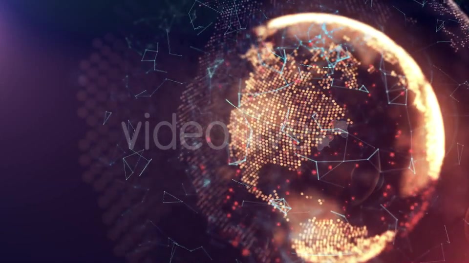 Holographic Earth Loop Rotation #3 Videohive 19423961 Motion Graphics Image 8