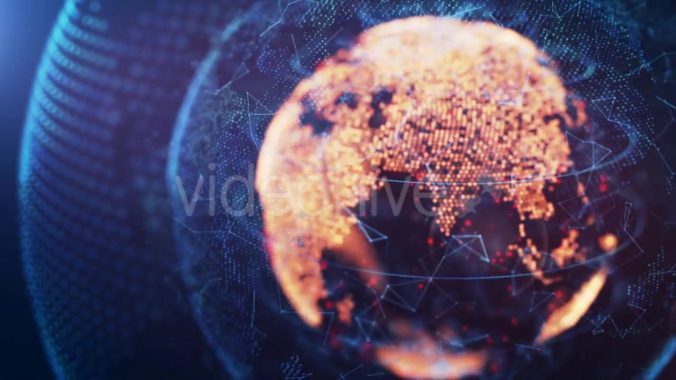 Holographic Earth Loop Rotation #4 Videohive 19423966 Motion Graphics Image 3