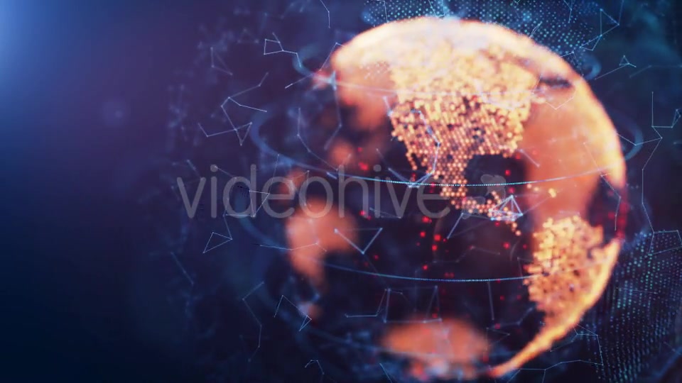 Holographic Earth Loop Rotation #4 Videohive 19423966 Motion Graphics Image 8