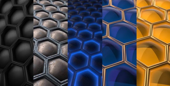 Honeycomb Abstract 3D Background Pack - 14655470 Videohive Download