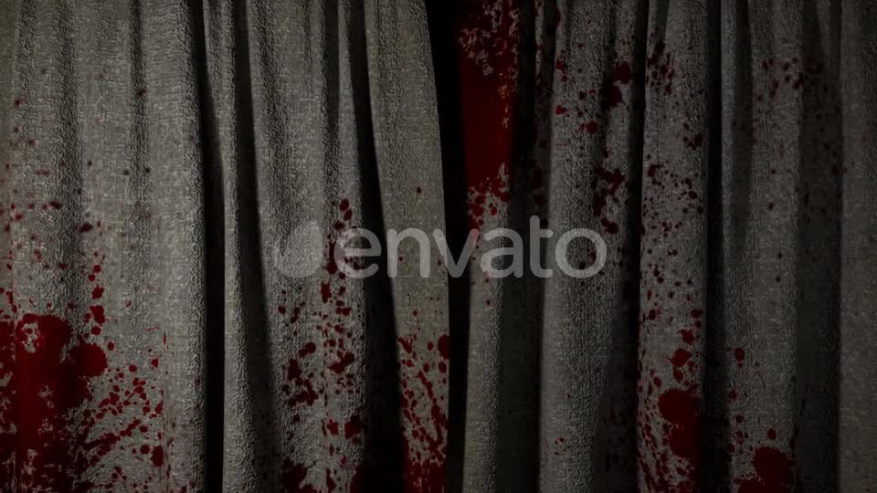 Horror Bloody Curtain Videohive 24161464 Motion Graphics Image 1