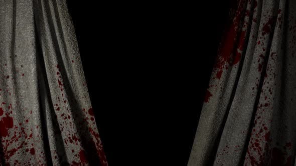Horror Bloody Curtain - 24161464 Videohive Download