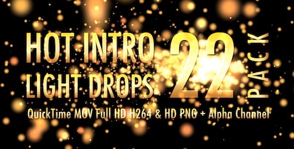Hot Intro Light Drops Pack of 22 - Download Videohive 4371240