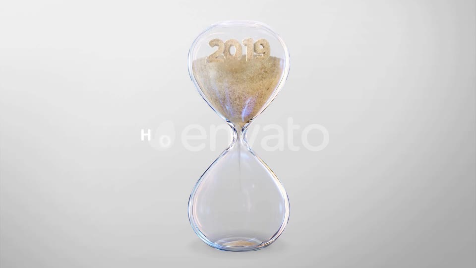 Hourglass New Year 2020 Videohive 24556003 Motion Graphics Image 1