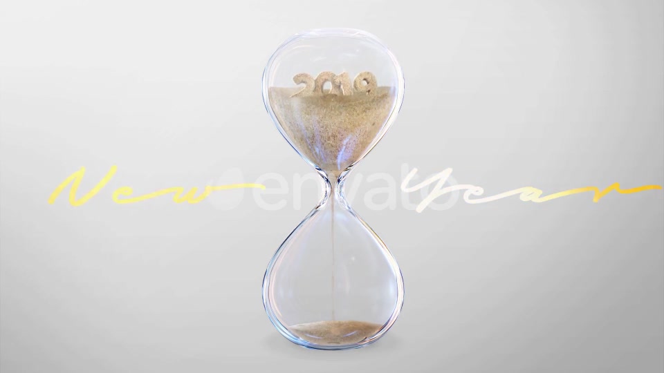Hourglass New Year 2020 Videohive 24556003 Motion Graphics Image 3