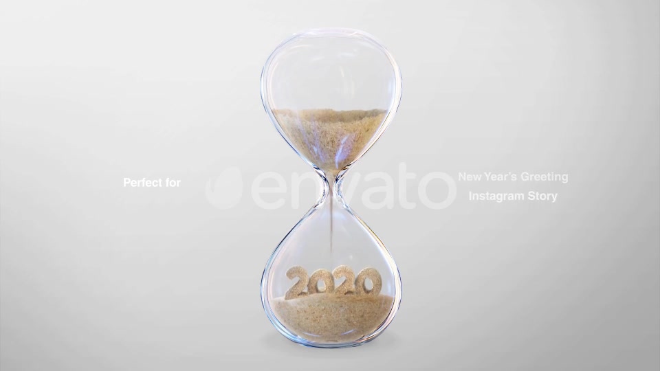 Hourglass New Year 2020 Videohive 24556003 Motion Graphics Image 7