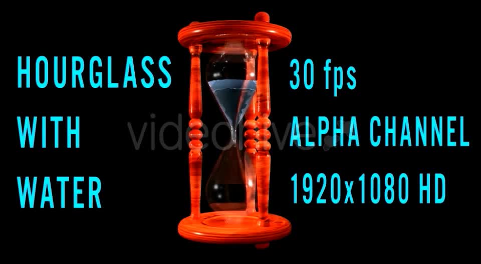 Hourglass with Water Videohive 15671048 Motion Graphics Image 1