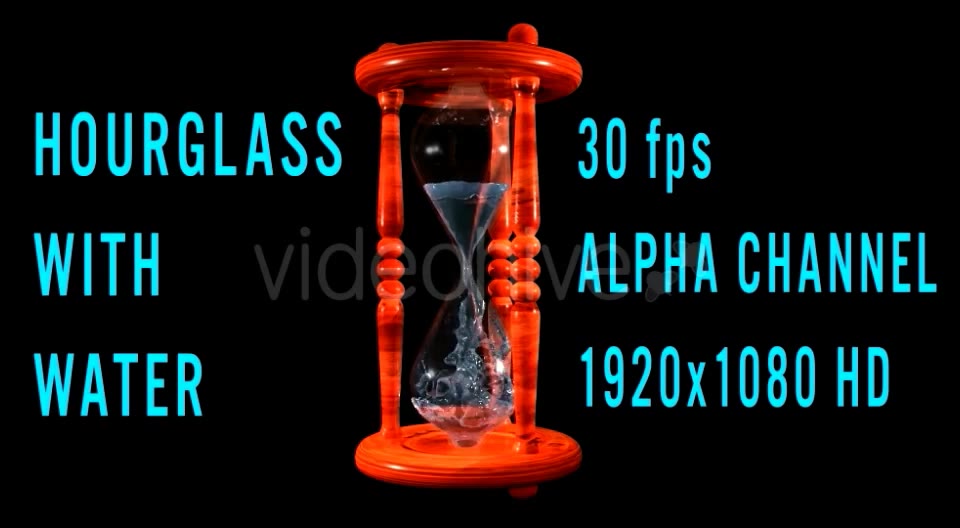 Hourglass with Water Videohive 15671048 Motion Graphics Image 3