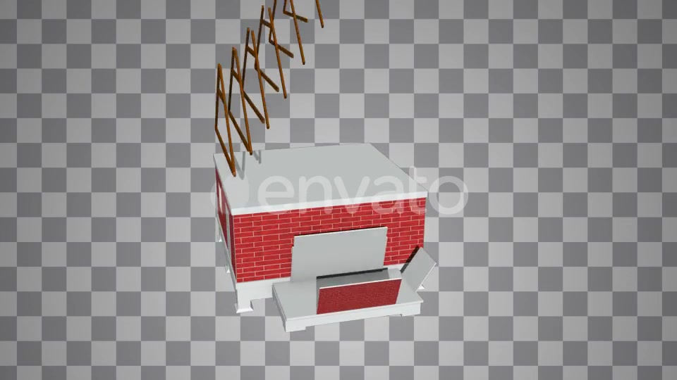 House Under Construction With Solar Panels Videohive 21703859 Motion Graphics Image 2