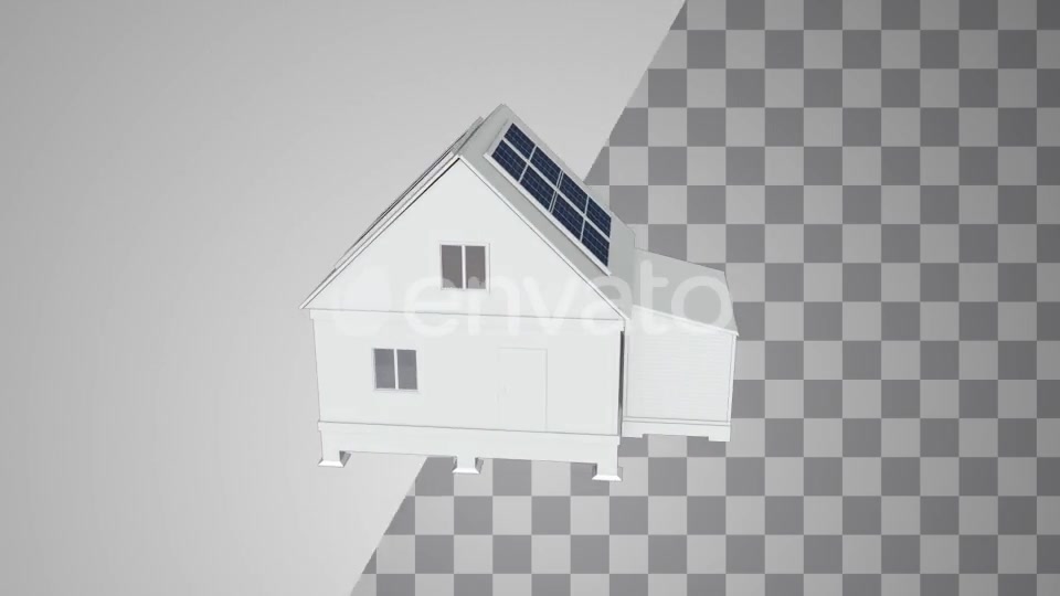House Under Construction With Solar Panels Videohive 21703859 Motion Graphics Image 8