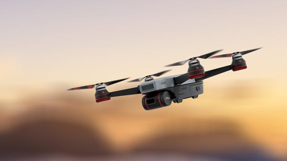 Hovering Drone 3 Motions With Loop - 21161129 Download Videohive