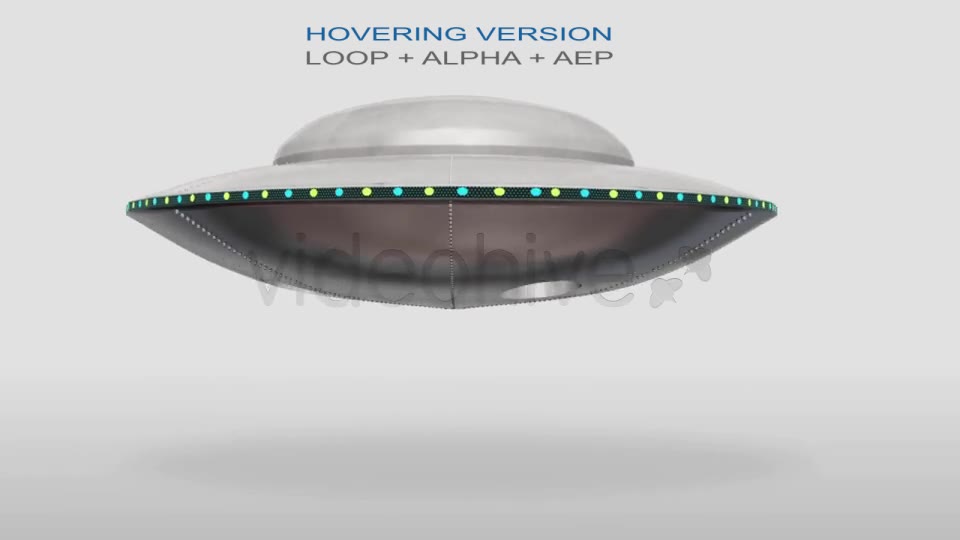 Hovering UFOs With Alpha Videohive 8778092 Motion Graphics Image 2