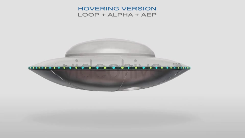 Hovering UFOs With Alpha Videohive 8778092 Motion Graphics Image 3