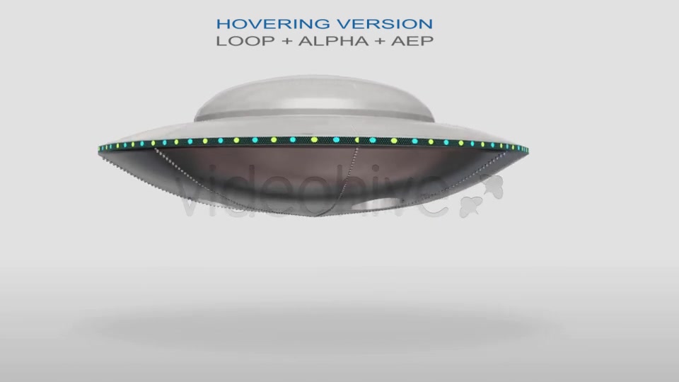 Hovering UFOs With Alpha Videohive 8778092 Motion Graphics Image 4