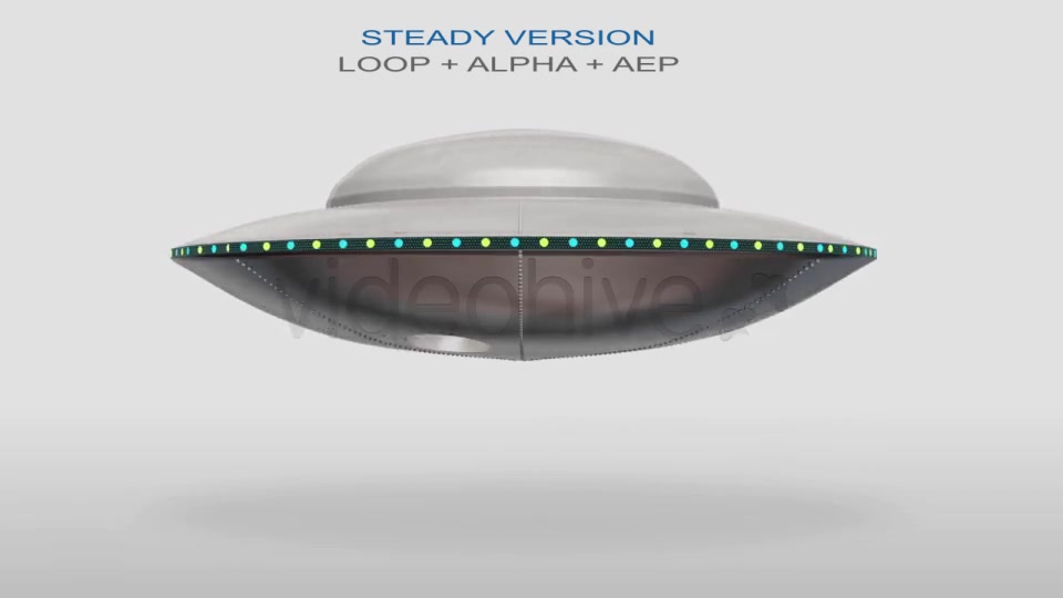 Hovering UFOs With Alpha Videohive 8778092 Motion Graphics Image 5