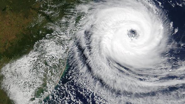 Hurricane From Space on Earth - Download Videohive 19340739