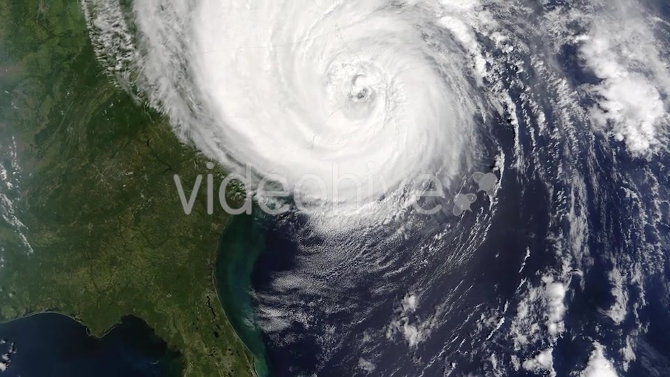 Hurricane From Space on Earth Videohive 19344357 Motion Graphics Image 3