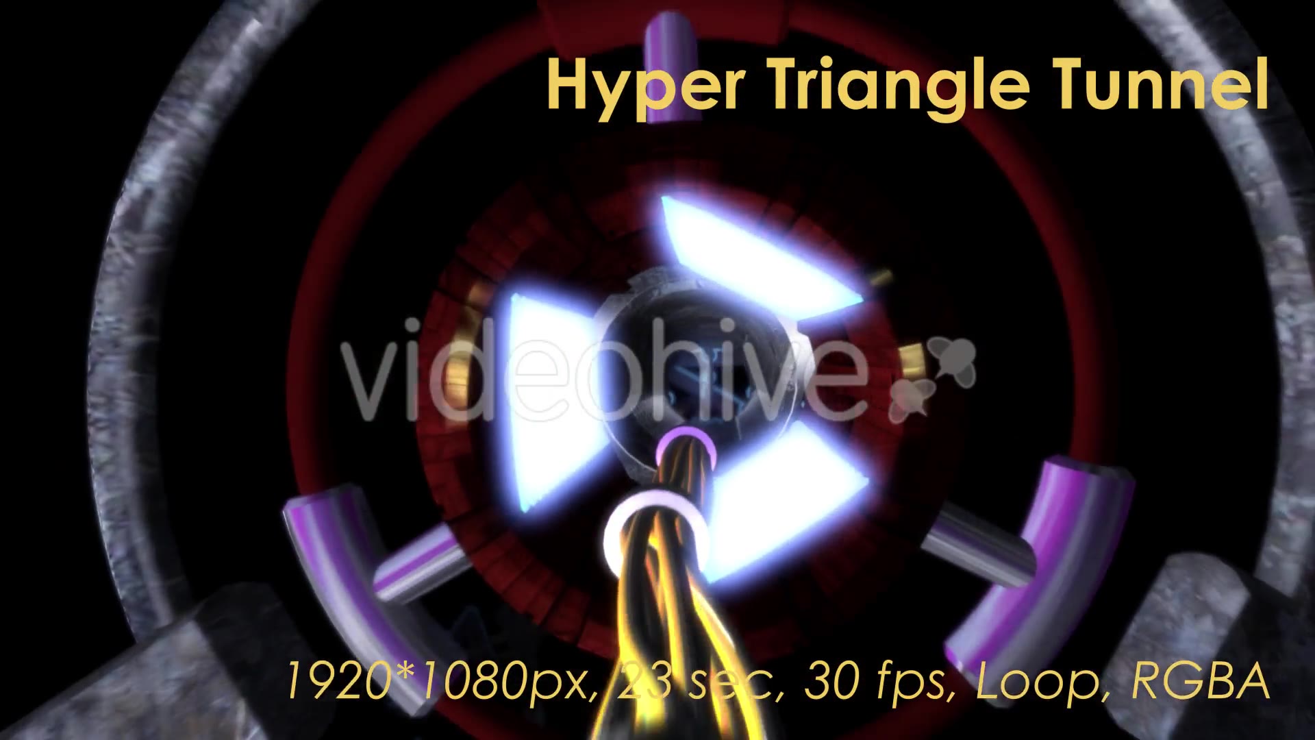 Hyper Triangle Tunnel Videohive 21131222 Motion Graphics Image 5
