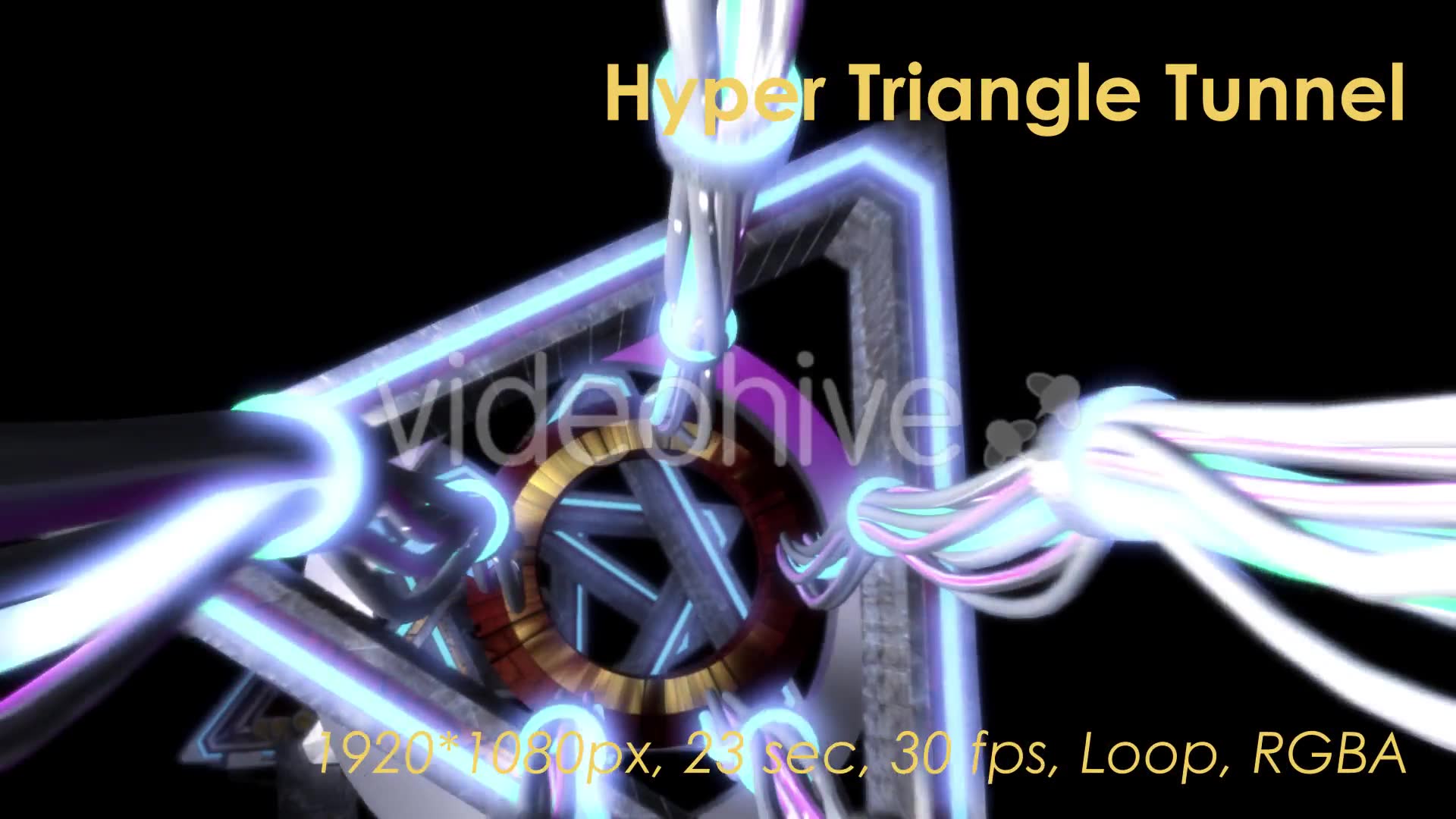 Hyper Triangle Tunnel Videohive 21131222 Motion Graphics Image 6