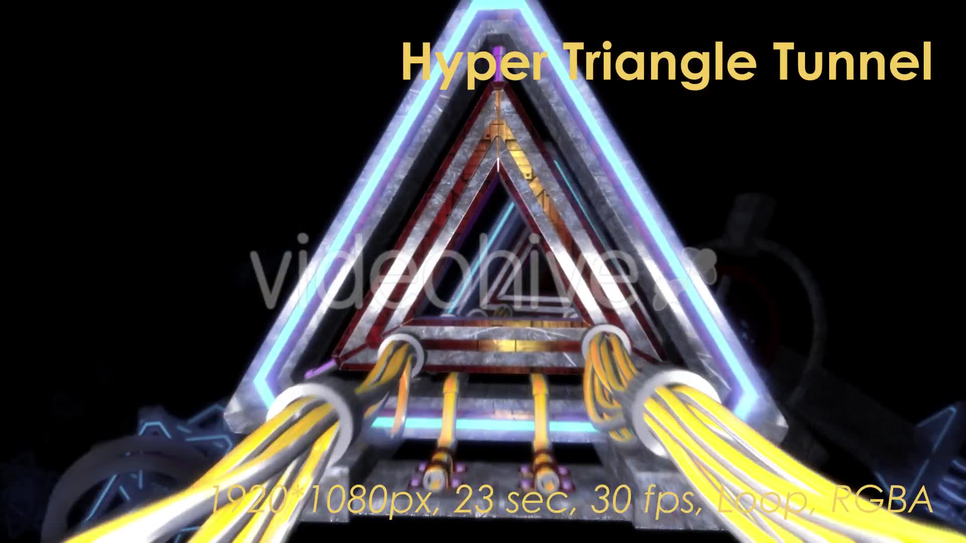 Hyper Triangle Tunnel Videohive 21131222 Motion Graphics Image 7
