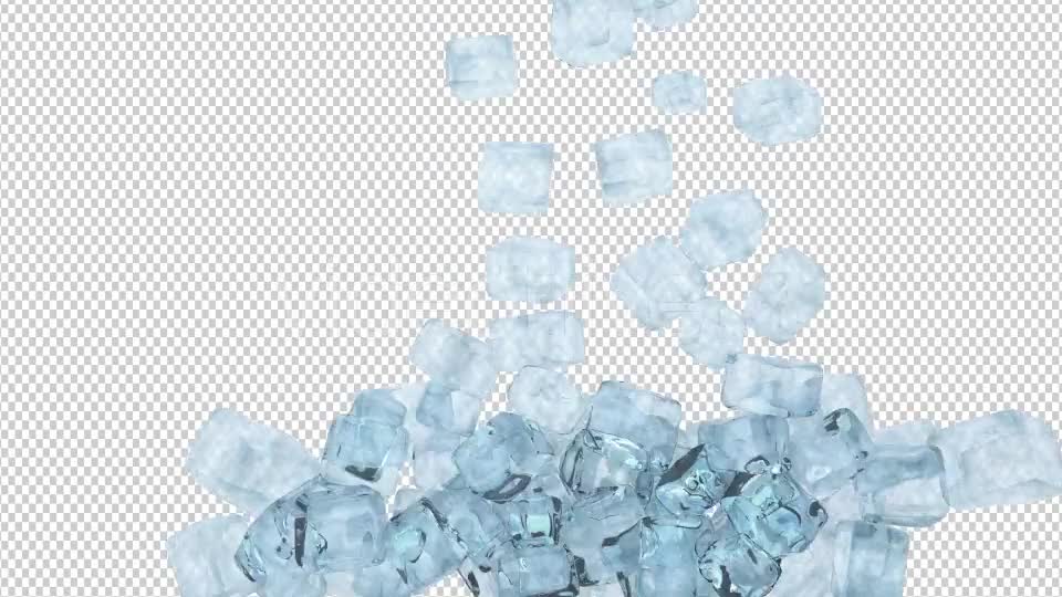 Ice Cubes Transition Videohive 16192514 Motion Graphics Image 1