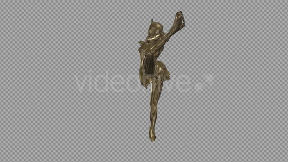 Ice Skater Golden Spinning Pack of 6 Videohive 9609304 Motion Graphics Image 9