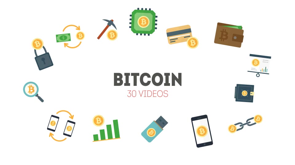 Icon Elements Pack Bitcoin Videohive 21053033 Motion Graphics Image 4