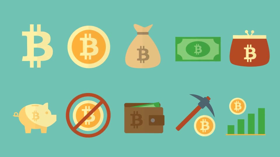 Icon Elements Pack Bitcoin Videohive 21053033 Motion Graphics Image 6