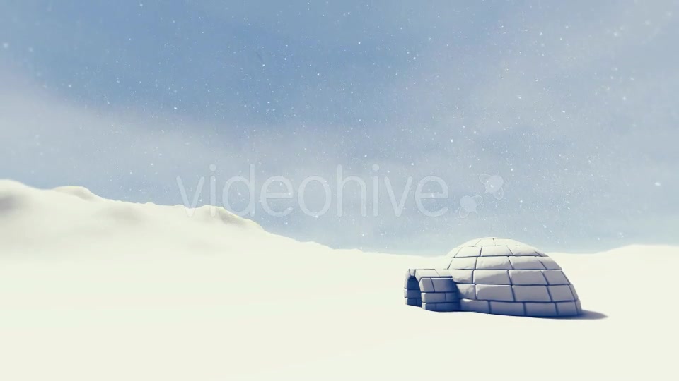 Igloo In Snowstorm 2 Videohive 17163949 Motion Graphics Image 2