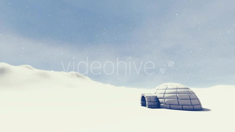Igloo In Snowstorm 2 Videohive 17163949 Motion Graphics Image 3