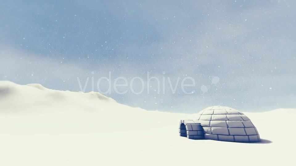 Igloo In Snowstorm 2 Videohive 17163949 Motion Graphics Image 6
