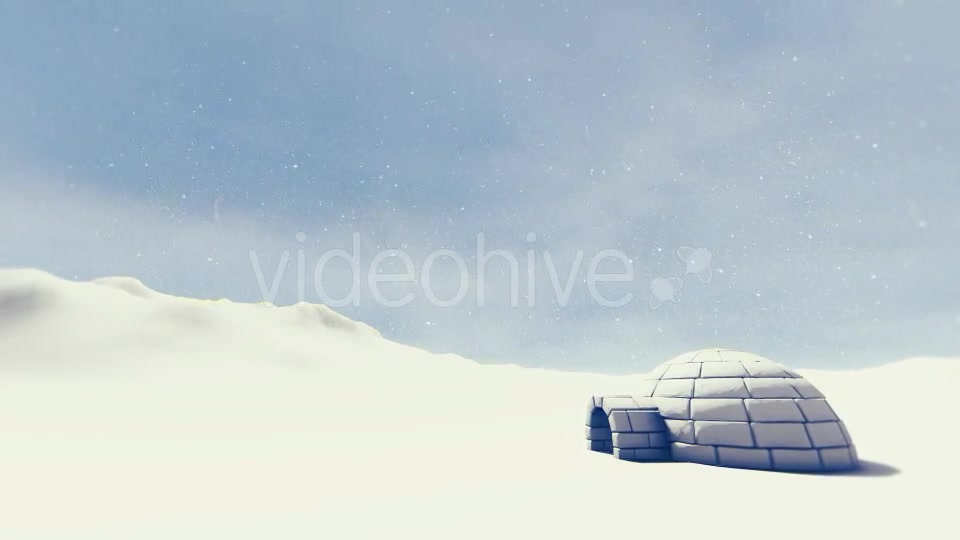 Igloo In Snowstorm 2 Videohive 17163949 Motion Graphics Image 8