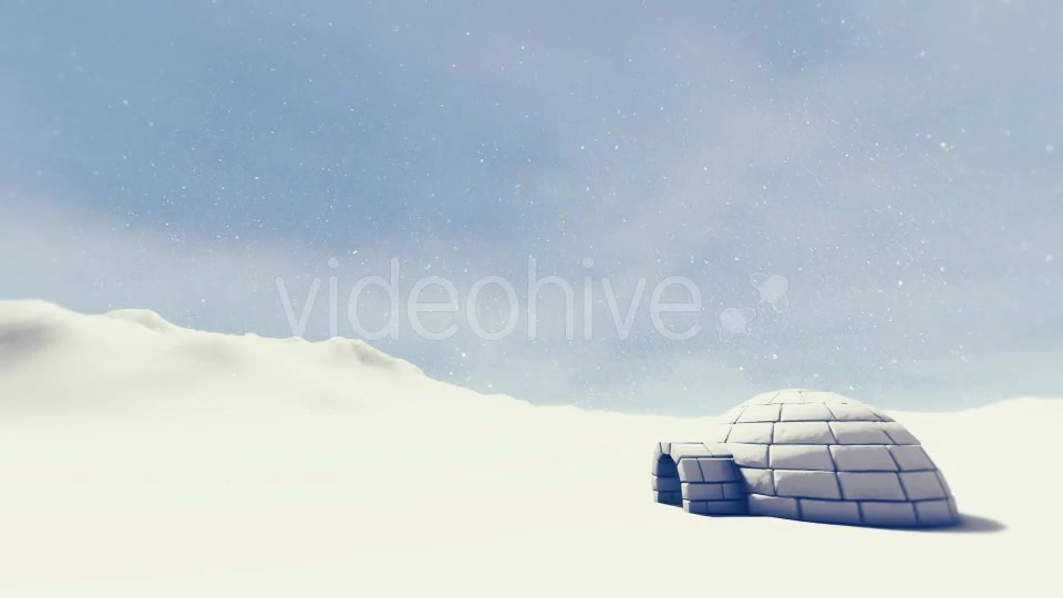Igloo In Snowstorm 2 Videohive 17163949 Motion Graphics Image 9