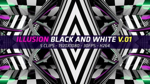 Illusion Black And White V.01 (5 in 1) - 22554943 Download Videohive