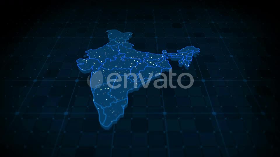India Map Videohive 22824399 Motion Graphics Image 1