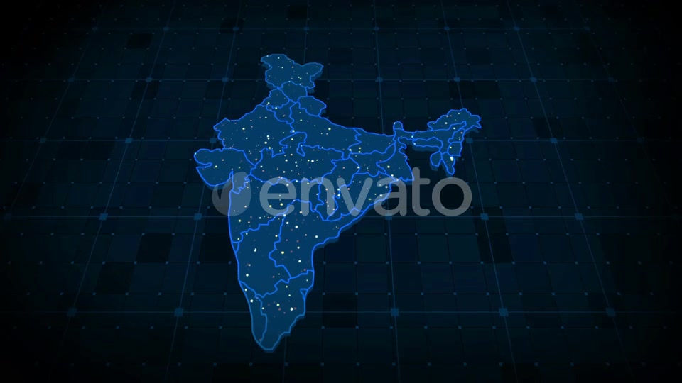 India Map Videohive 22824399 Motion Graphics Image 7