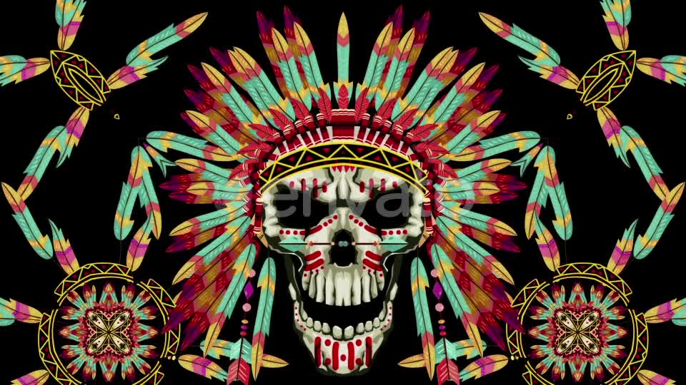 Indian Skull Videohive 21508339 Motion Graphics Image 2