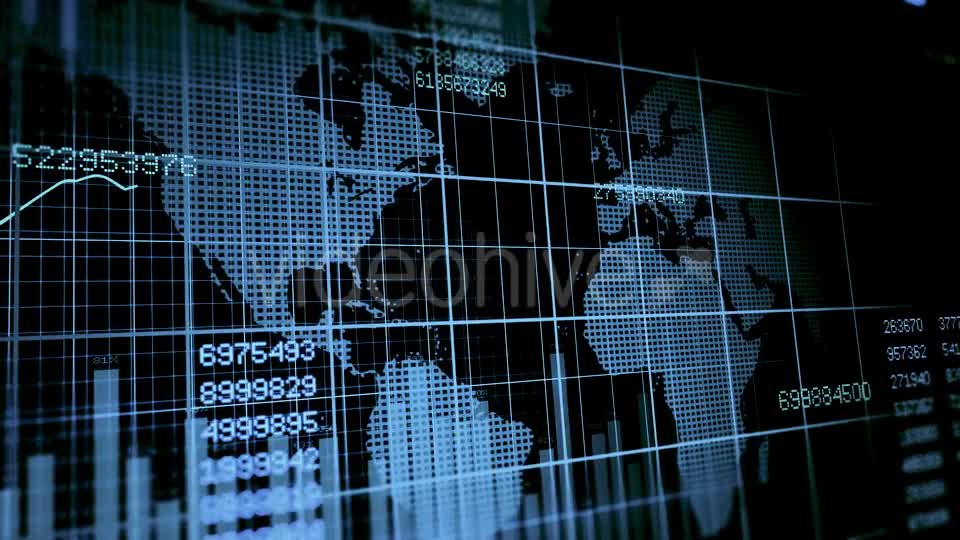 Infographic Animation of Financial Trading Data Statistics Information Videohive 21226652 Motion Graphics Image 1