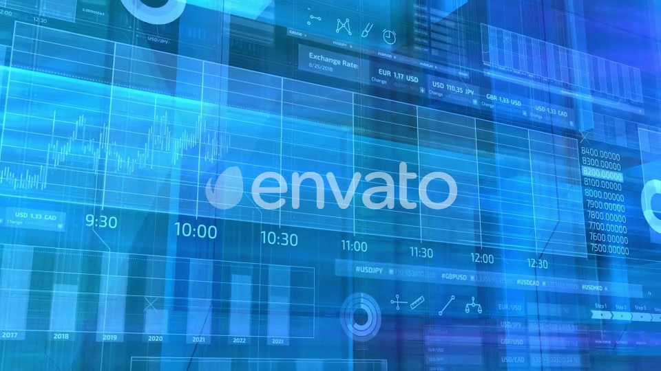 Infographic Background On The Trading Theme HD Videohive 22798824 Motion Graphics Image 3