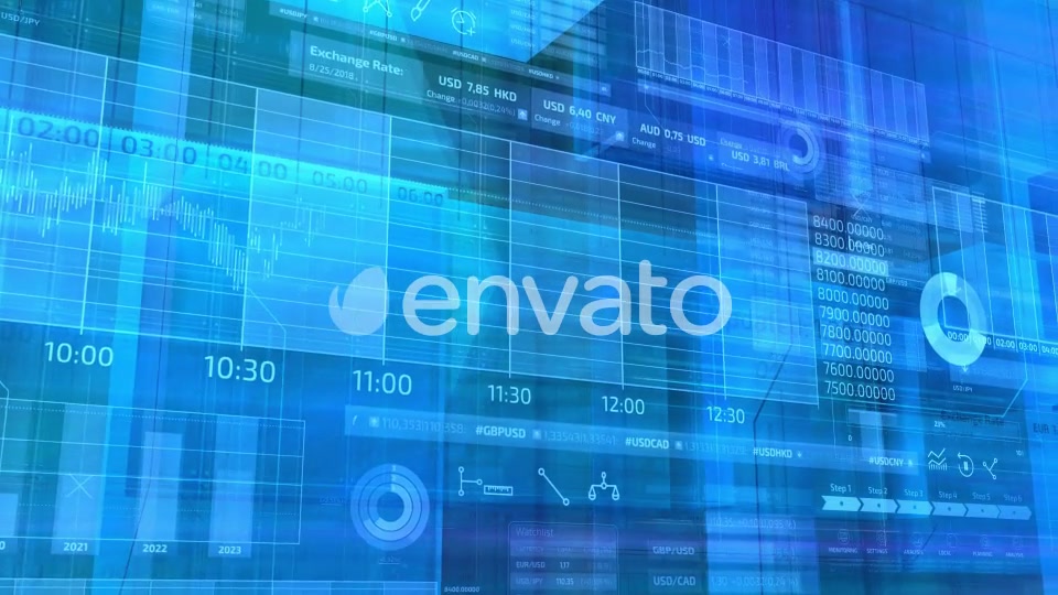 Infographic Background On The Trading Theme HD Videohive 22798824 Motion Graphics Image 4