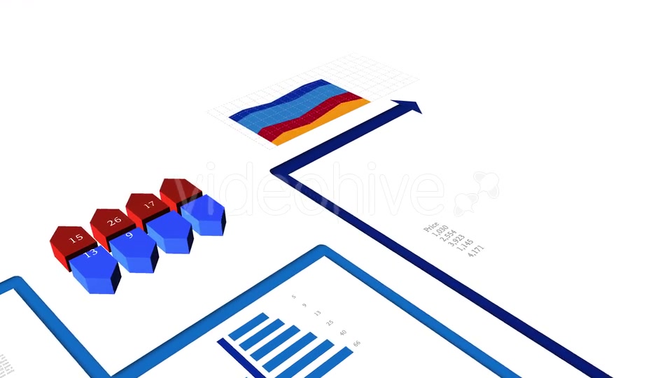 Infographic Background Showing Financial Sales Data Profits Progress Videohive 20985596 Motion Graphics Image 4