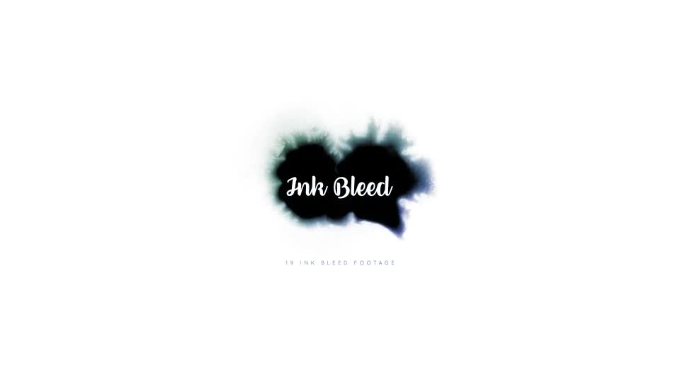 Ink Bleed Videohive 22399963 Motion Graphics Image 1